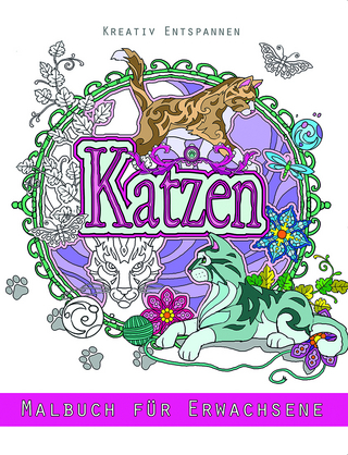 Katzen - Malbuch für Erwachsene