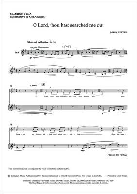 O Lord, thou hast searched me out