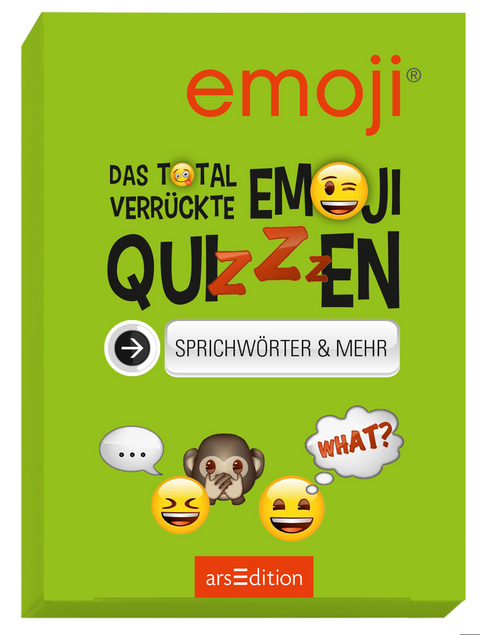 Das total verr&uuml;ckte emoji-Quizzen - Sprichw&ouml;rter & mehr
