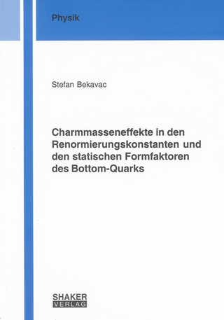 Charmmasseneffekte in den Renormierungskonstanten und den statischen Formfaktoren des Bottom-Quarks
