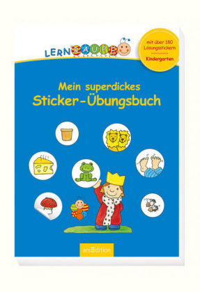 Lernraupe - Mein superdickes Sticker-&Uuml;bungsbuch