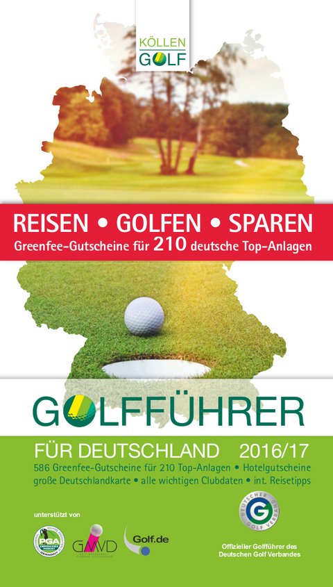 Golff&uuml;hrer f&uuml;r Deutschland 2016/2017