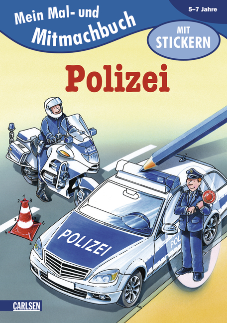 Mal- und Mitmachbuch, Band 16: Polizei - Imke Rudel