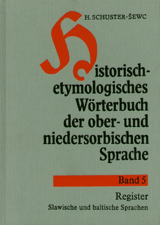 Historisch-etymologisches Wörterbuch der ober- und niedersorbischen Sprache