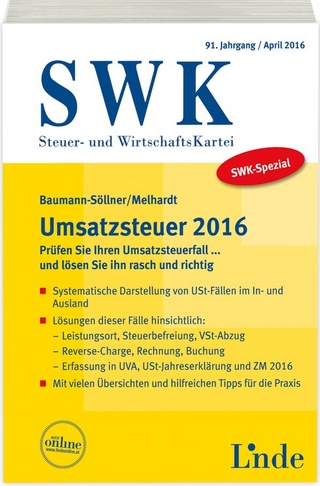 SWK-Spezial Umsatzsteuer 2016