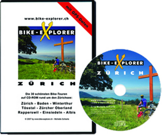 Bike-Explorer Zürich, CD-ROM inkl. GPS-Tracks