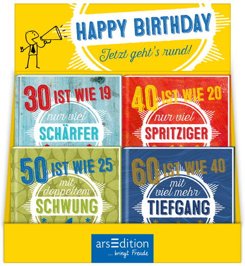 Display Geburtstagsb&uuml;cher