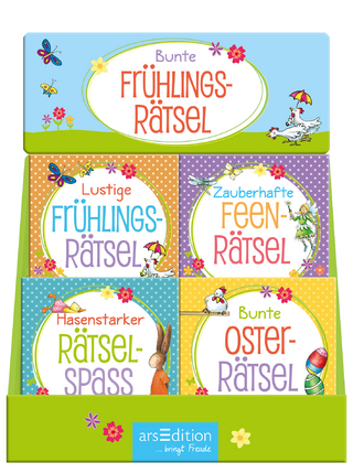 Display Rätselblöcke Frühling