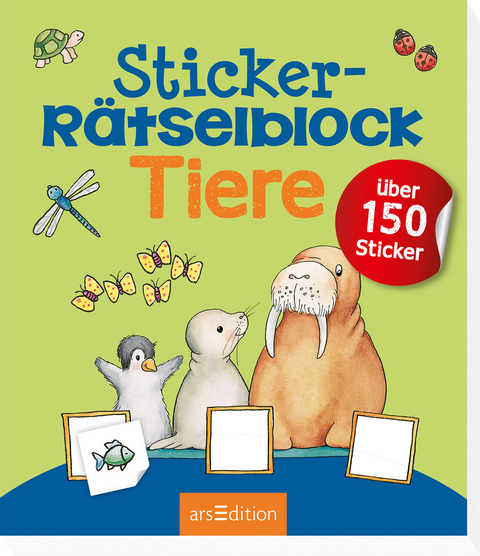 Sticker-R&auml;tselblock Tiere