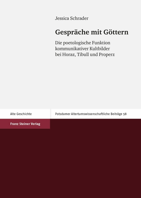 Gespr&auml;che mit G&ouml;ttern -  Jessica Schrader