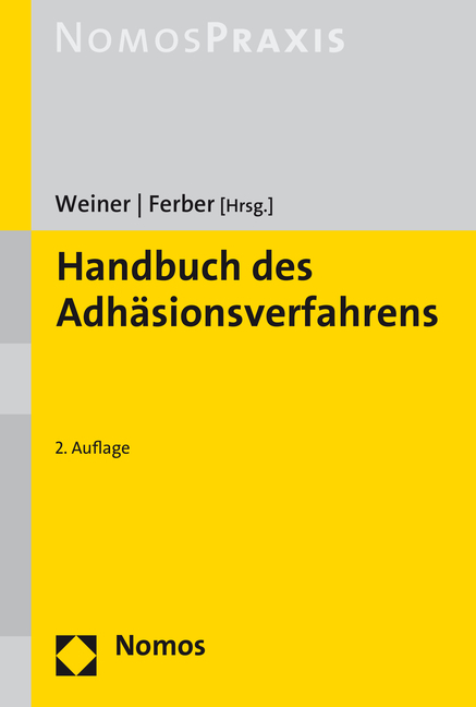 Handbuch des Adhäsionsverfahrens - 