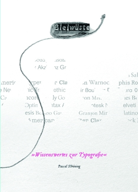 Bleiwüste. Wissenswertes zur Typografie - Pascal Schöning