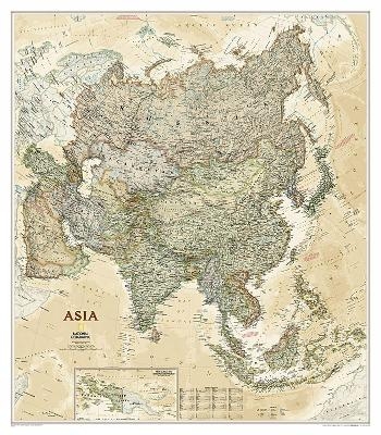 Asia Executive, Laminated - National Geographic Maps