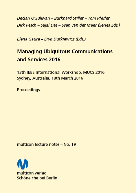Managing Ubiquitous Communications and Services 2016 - 