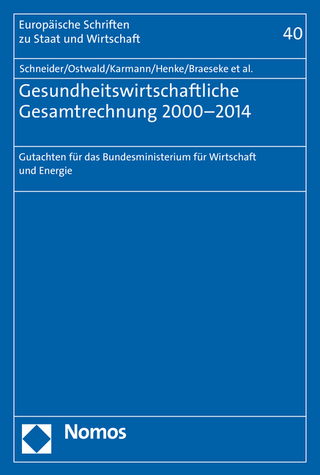 Gesundheitswirtschaftliche Gesamtrechnung 2000-2014