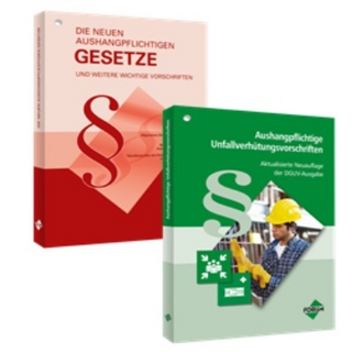 Das Aushang-Paket: Aushangpflichtige Gesetze + Unfallverhütungsvorschriften