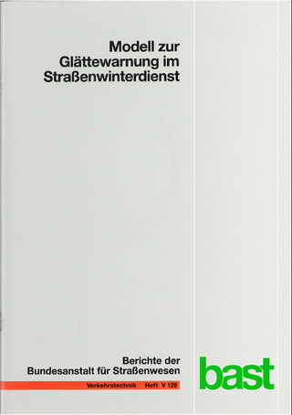 Modell zur Glättewarnung im Strassenwinterdienst