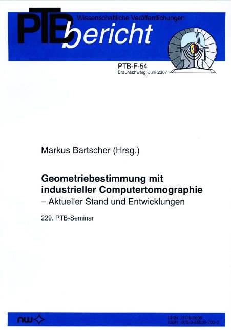 Geometriebestimmung mit industrieller Computertomographi - 