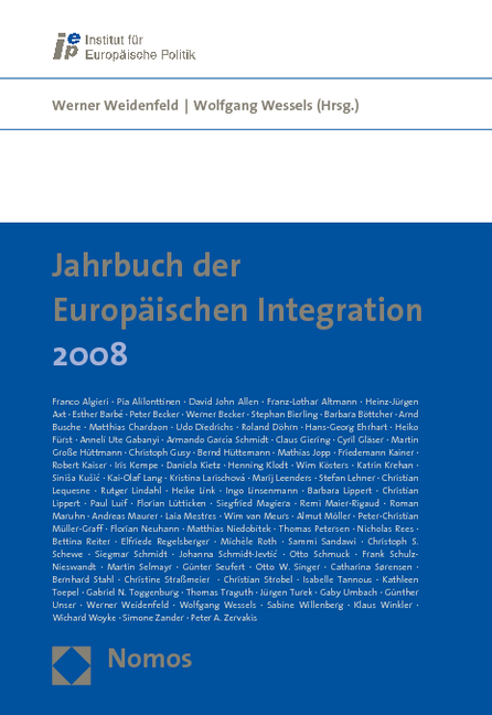 Jahrbuch der Europ&auml;ischen Integration 2008 - 