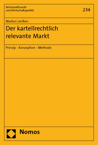 Der kartellrechtlich relevante Markt