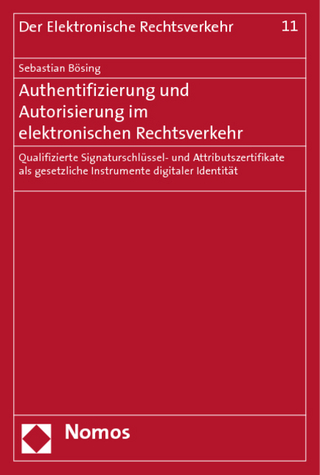 Authentifizierung und Autorisierung im elektronischen Rechtsverkehr