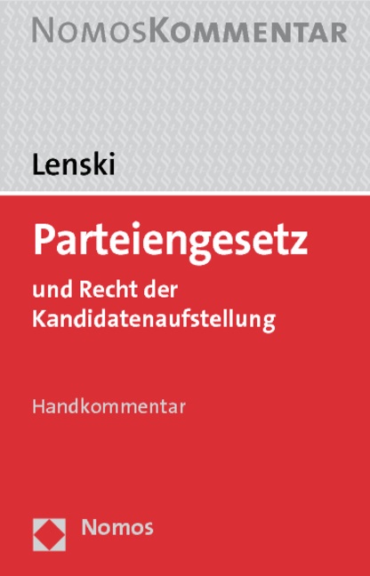 Parteiengesetz - Sophie-Charlotte Lenski