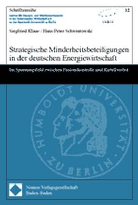 Strategische Minderheitsbeteiligungen in der deutschen Energiewirtschaft