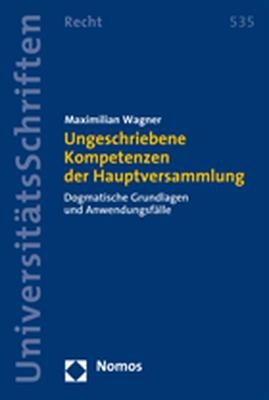 Ungeschriebene Kompetenzen der Hauptversammlung