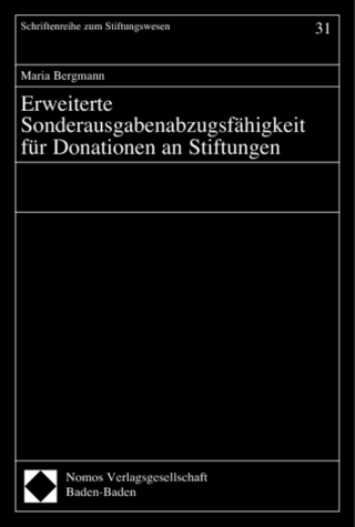 Erweiterte Sonderausgabenabzugsfähigkeit für Donationen an Stiftungen