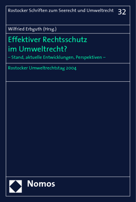Effektiver Rechtsschutz im Umweltrecht?