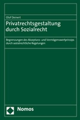Privatrechtsgestaltung durch Sozialrecht