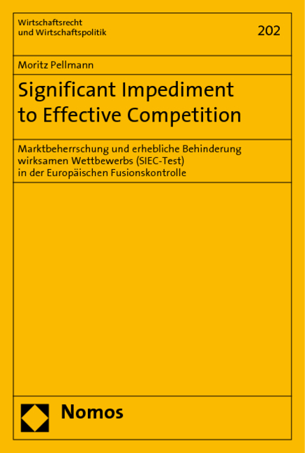 Significant Impediment to Effective Competition - Moritz Pellmann