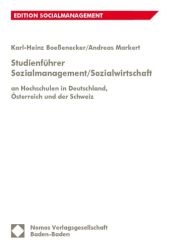 Studienf&uuml;hrer Sozialmanagement/Sozialwirtschaft - Karl-Heinz Boe&szlig;enecker, Andreas Markert