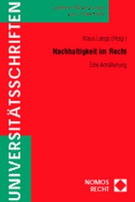 Nachhaltigkeit im Recht - 