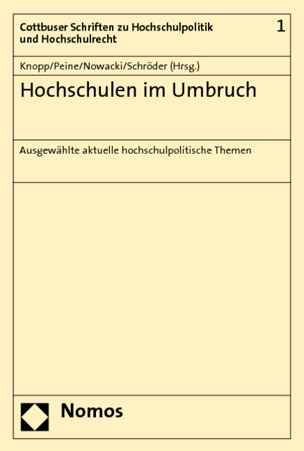 Hochschulen im Umbruch - 