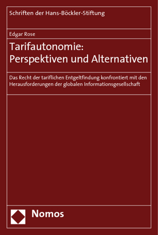 Tarifautonomie: Perspektiven und Alternativen