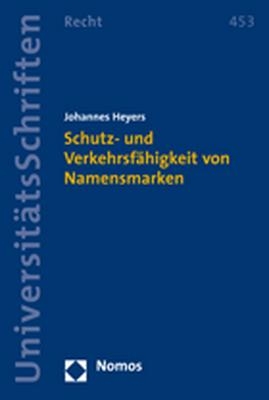 Schutz- und Verkehrsfähigkeit von Namensmarken