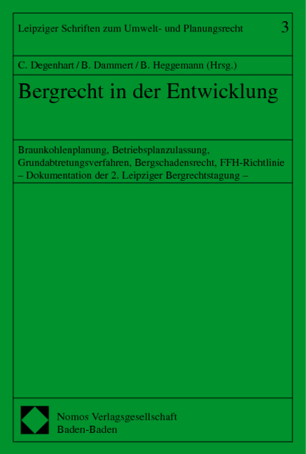 Bergrecht in der Entwicklung - 