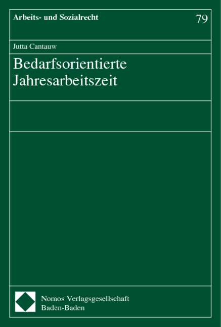 Bedarfsorientierte Jahresarbeitszeit