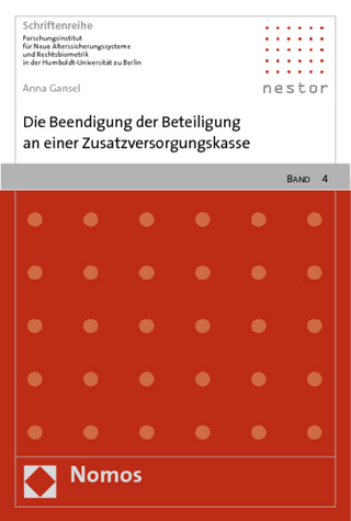 Die Beendigung der Beteiligung an einer Zusatzversorgungskasse