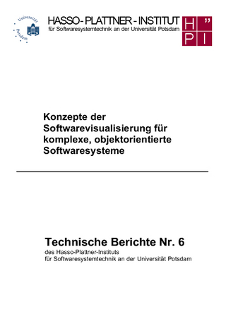 Konzepte der Softwarevisualisierung für komplexe, objektorientierte Softwaresysteme