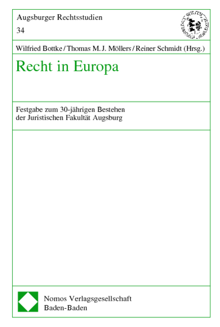 Recht in Europa - 