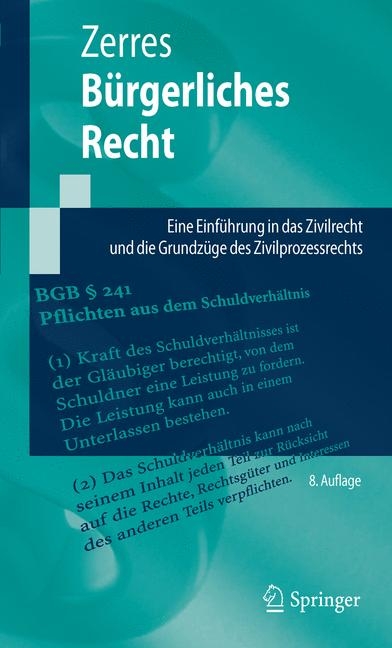 B&uuml;rgerliches Recht - Thomas Zerres