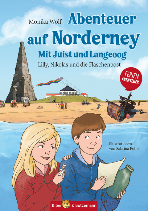 Abenteuer auf Norderney - Lilly, Nikolas und die Flaschenpost - Monika Wolf