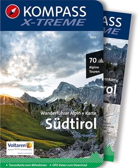 KOMPASS Wanderführer X-treme Südtirol, 70 Alpine Touren