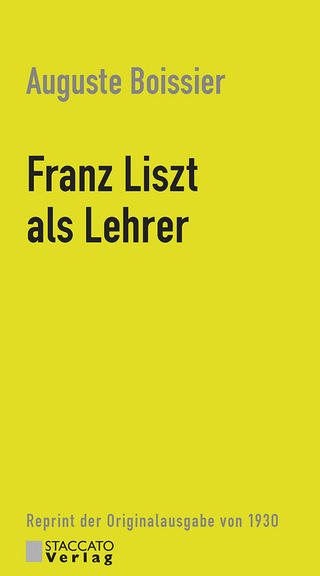 Franz Liszt als Lehrer