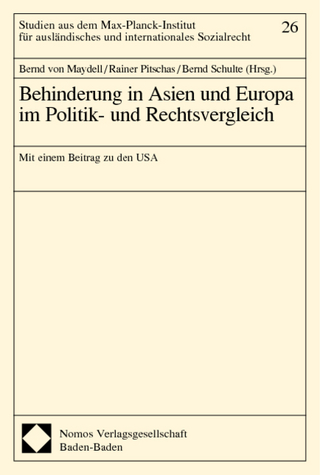 Behinderung in Asien und Europa im Politik- und Rechtsvergleich