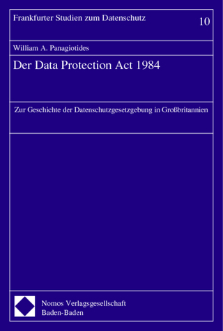 Der Data Protection Act 1984
