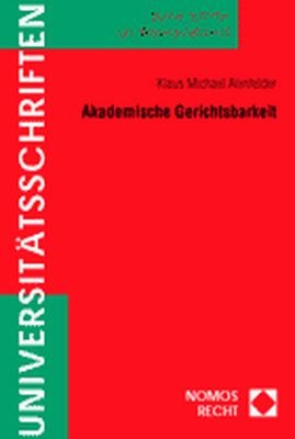 Akademische Gerichtsbarkeit