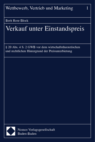 Verkauf unter Einstandspreis